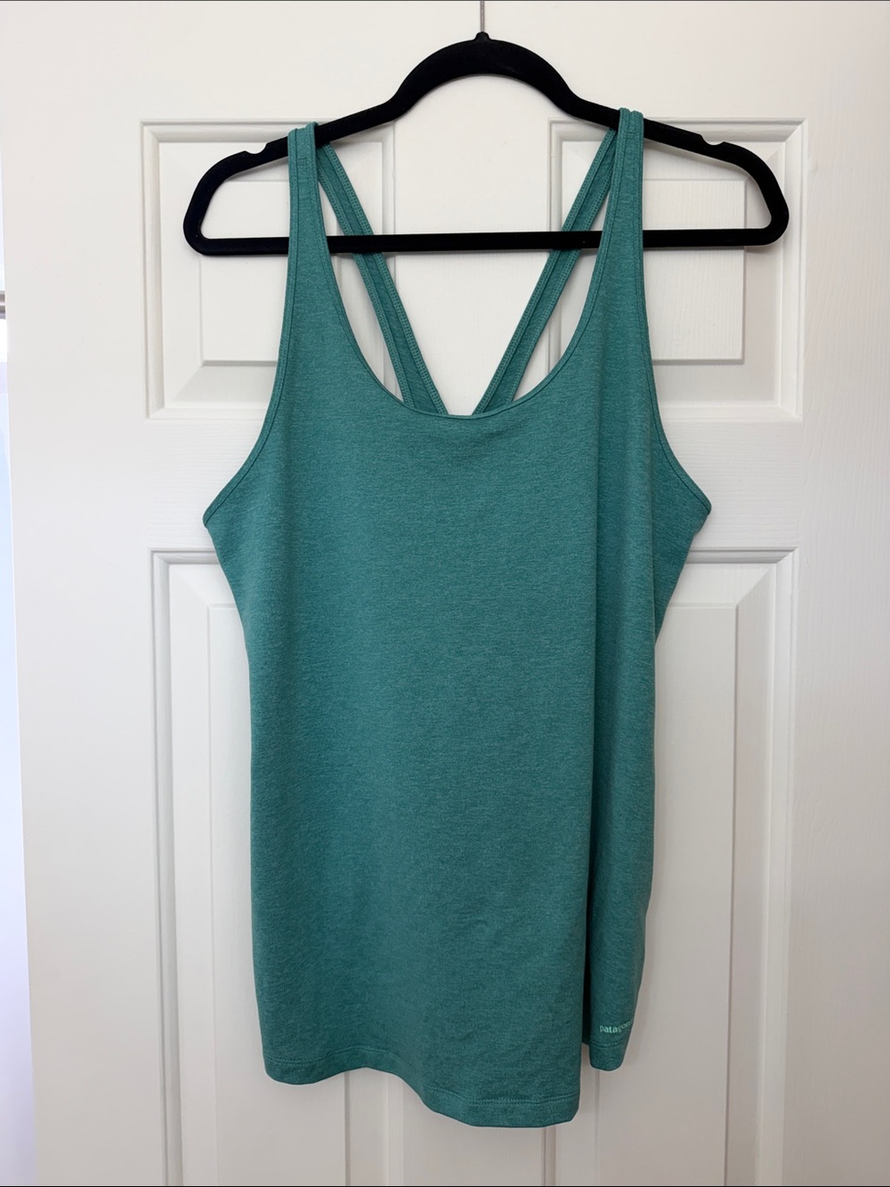 Patagonia Teal Green Performance Tank Top